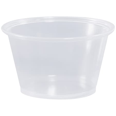 Partners Brand Plastic Portion Cups, 4 oz., Clear, PK 2500 PORT400